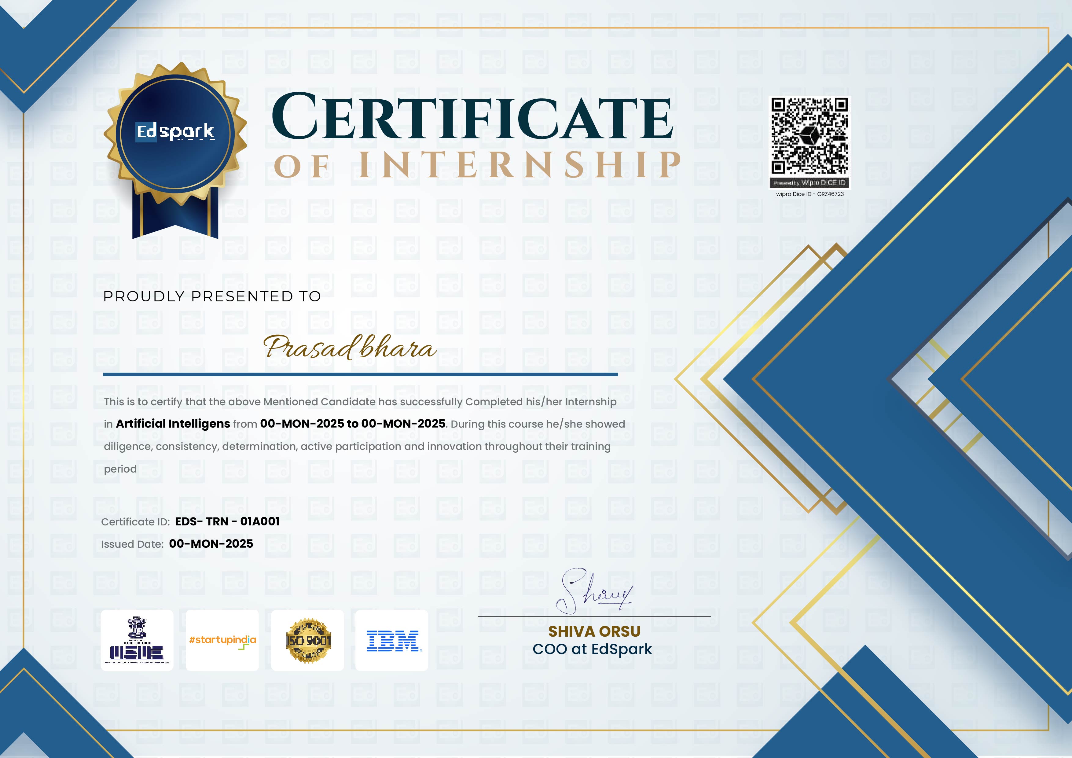 Certificate 1